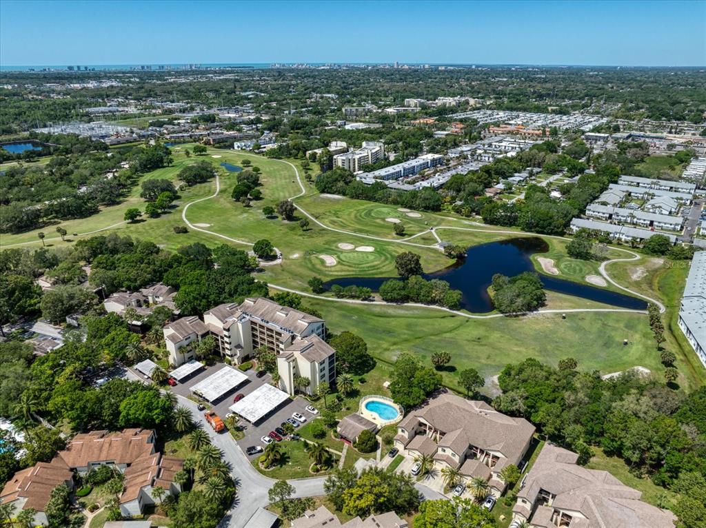 700 Starkey Road, Unit 333 Largo, FL 33771 - Photo 1 of 1 an aerial view of residential houses with outdoor space
