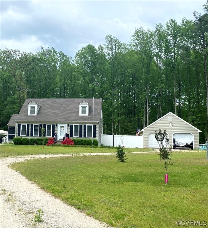 a view of a house with a big yard