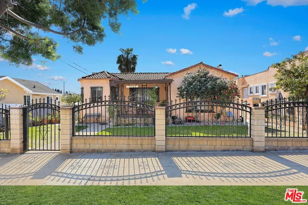 a view of a house with a balcony