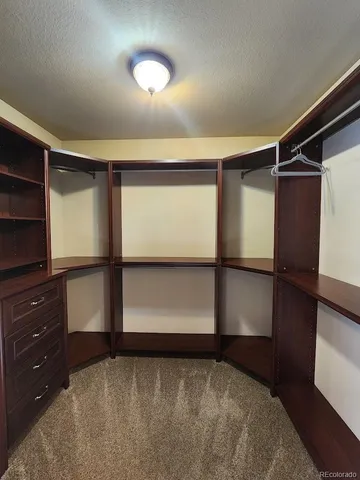 a view of closet area