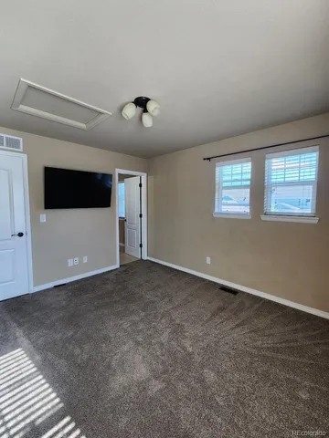 a view of hallway with stairs