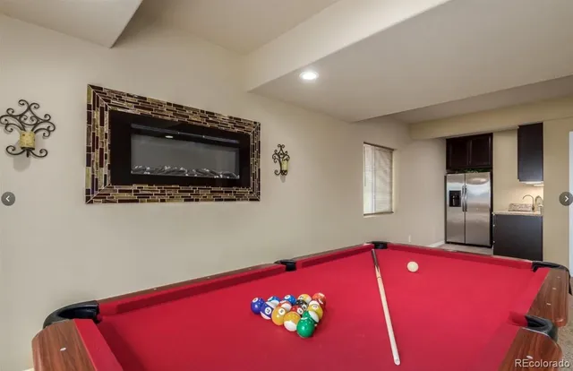 a view of room with staircase