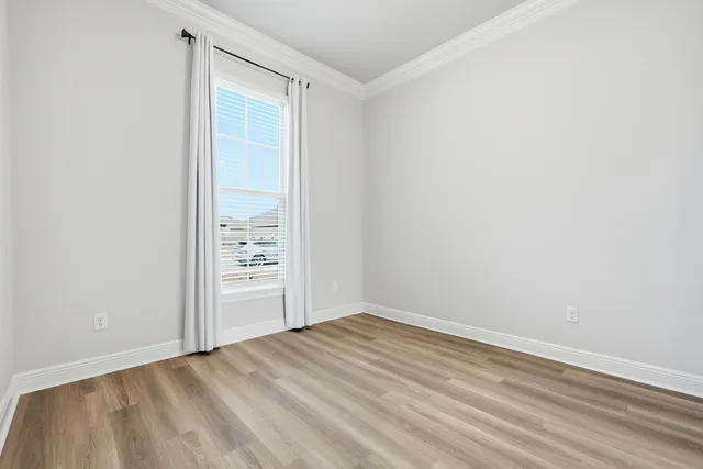 wooden floor in an empty room