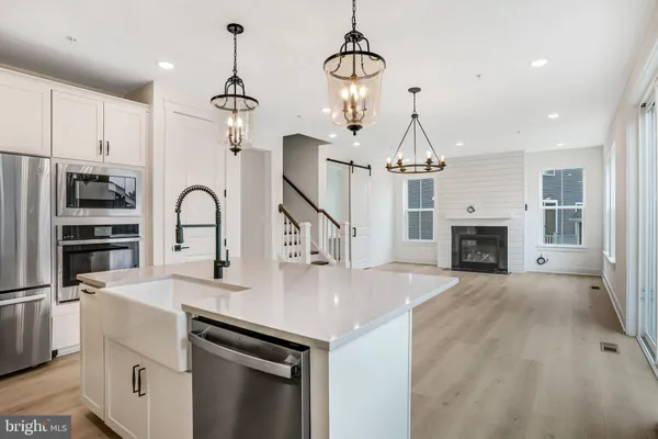 a view of an empty room