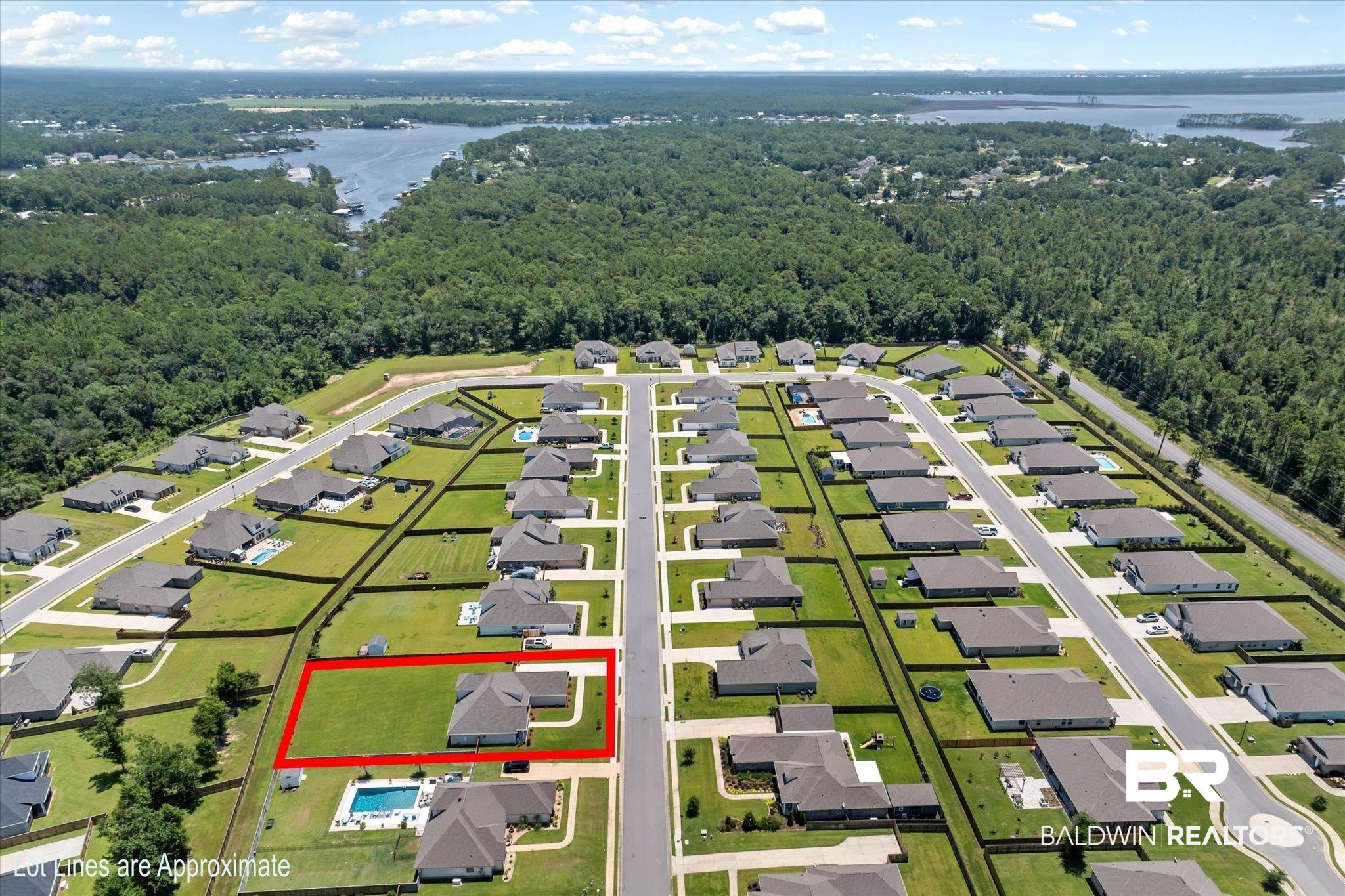 23523 Travis Stock Street Foley, AL 36535 - Photo 37 of 45 Single-story residence set on an expansive lot with a manicured lawn