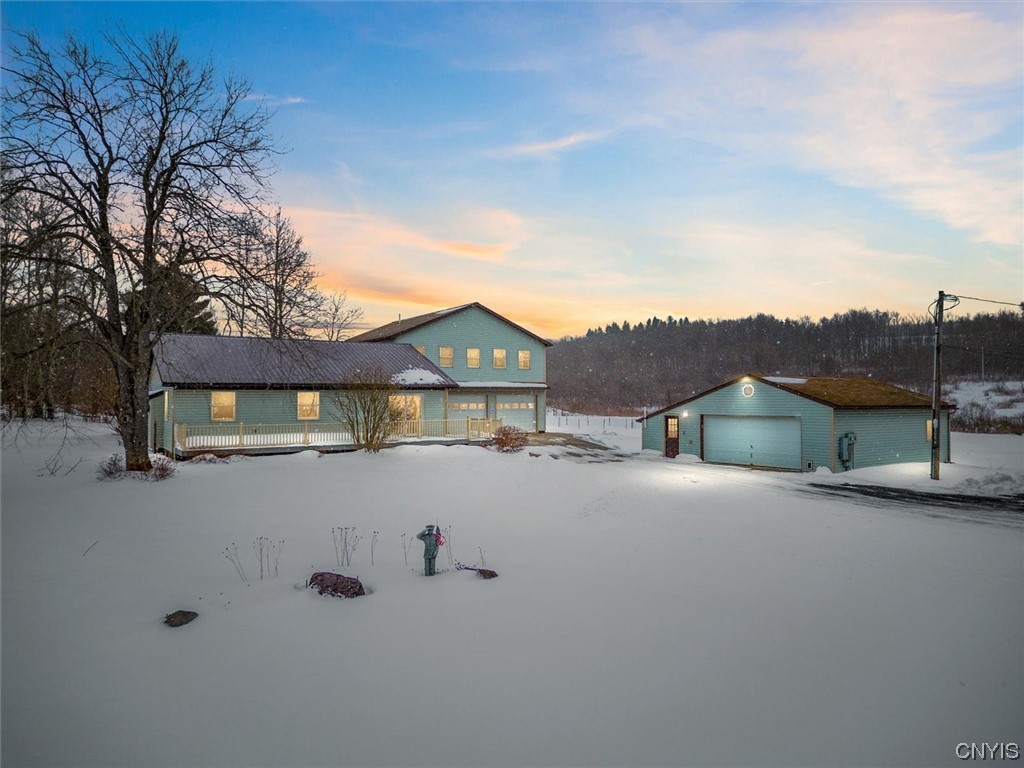 4160 Francis Road Nelson, NY 13035 - Photo 1 of 1 A 6+ acre country home with 2- heated garages, bar