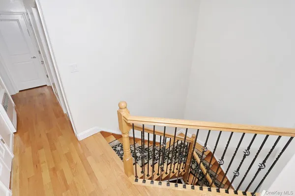 a view of a balcony