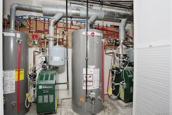 a view of water heater room