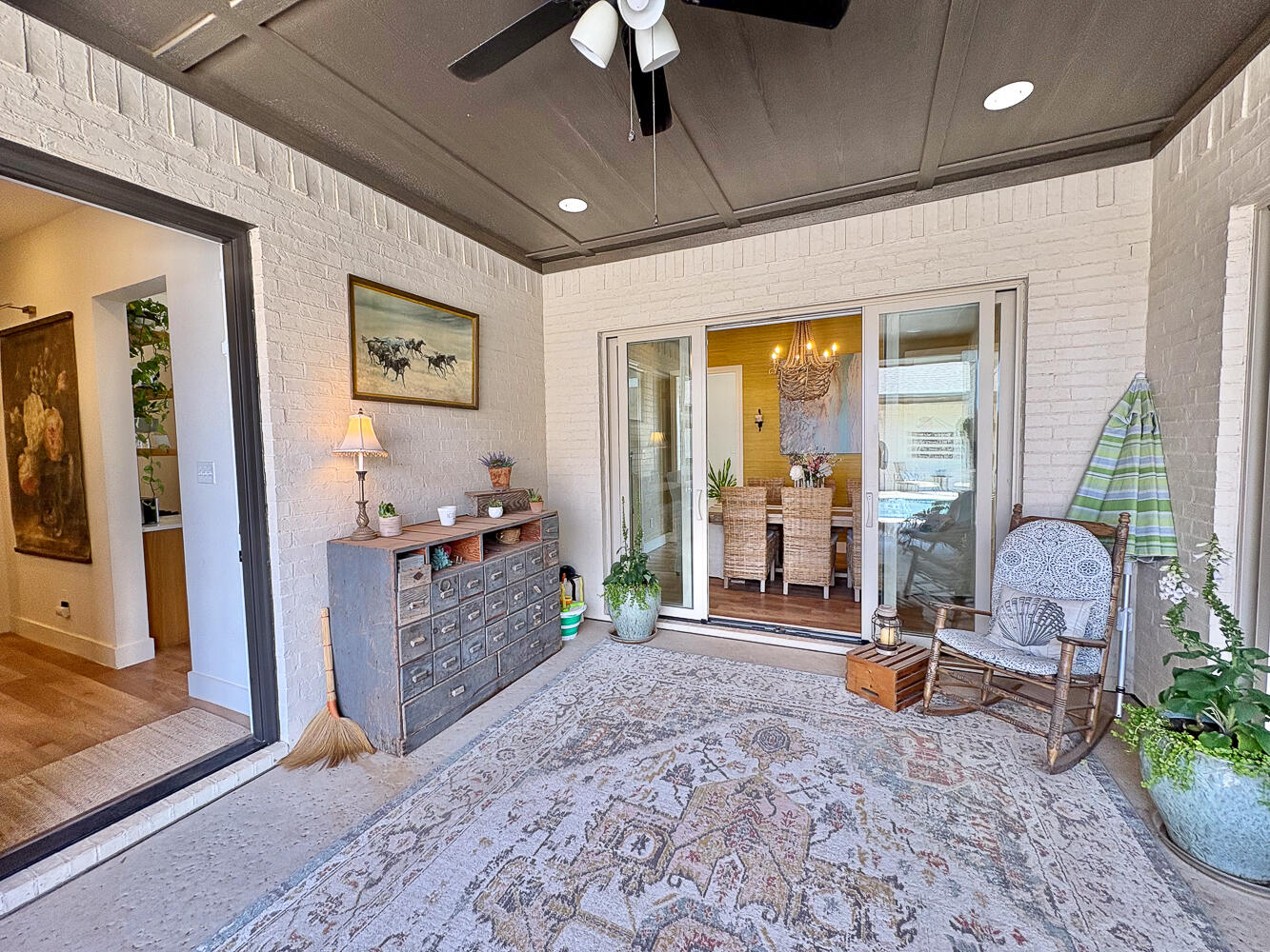 5902 112th Street Lubbock, TX 79424 - Photo 11 of 45 a living room with furniture and a fireplace