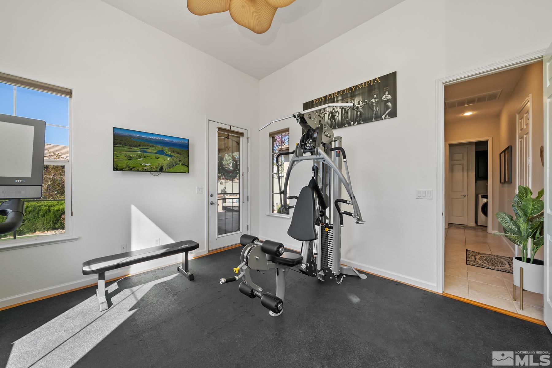 1631 Brightstone Court Reno, NV 89521 - Photo 34 of 40 a view of a room with gym equipment