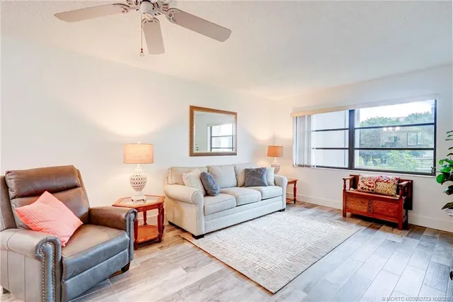 a view of a lake with a big yard