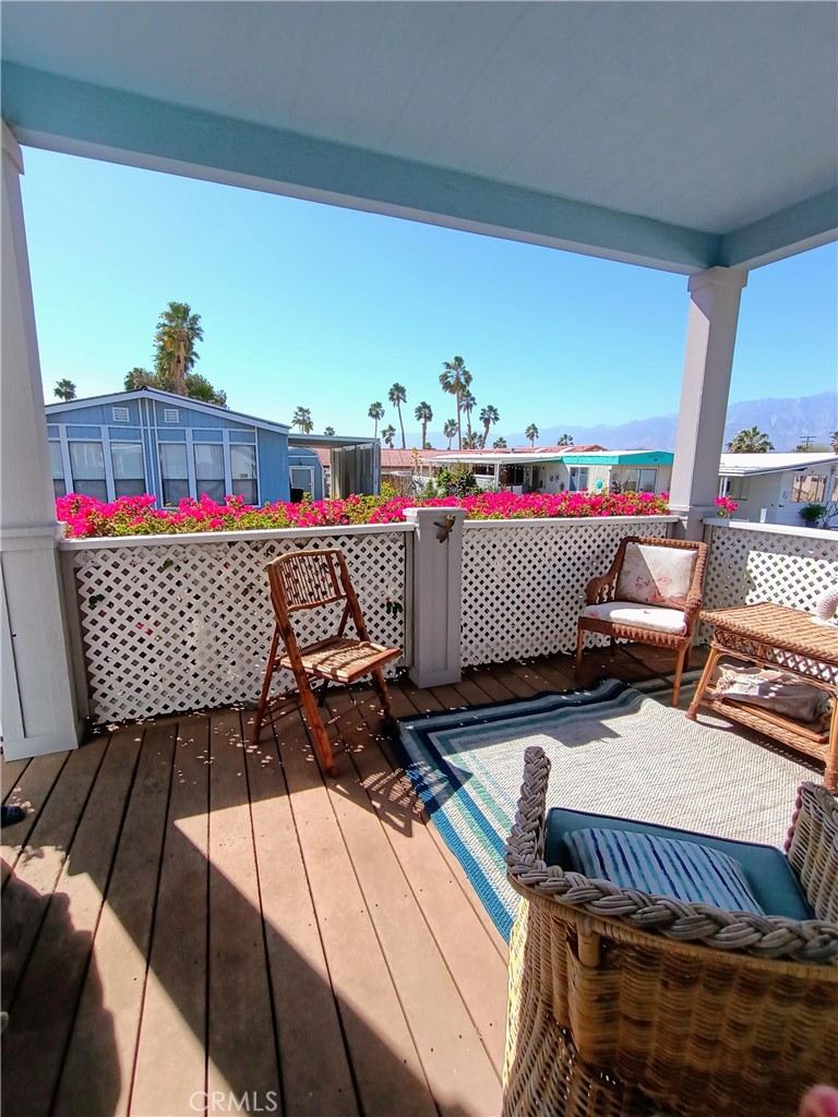 17640 Corkill Road, Unit 40 Desert Hot Springs, CA 92241 - Photo 31 of 55 Front porch view