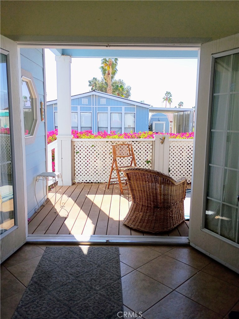 17640 Corkill Road, Unit 40 Desert Hot Springs, CA 92241 - Photo 32 of 55 Front porch view from dining room