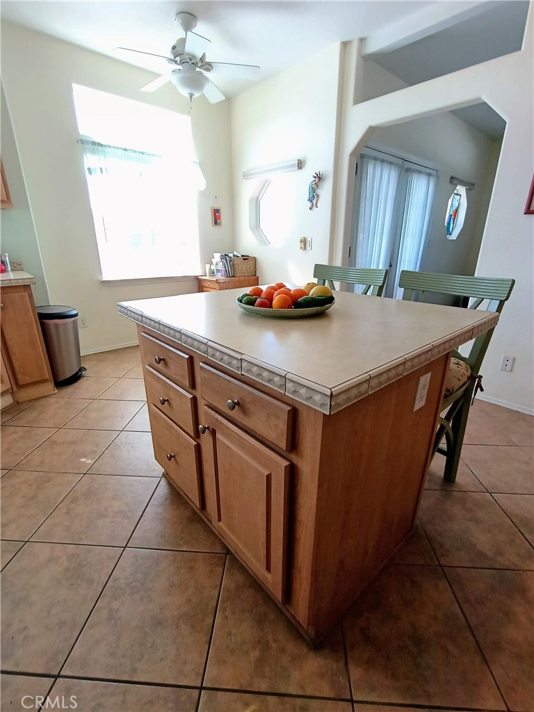 17640 Corkill Road, Unit 40 Desert Hot Springs, CA 92241 - Photo 8 of 55 Kitchen center island