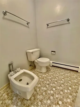 a view of hallway with washer and dryer