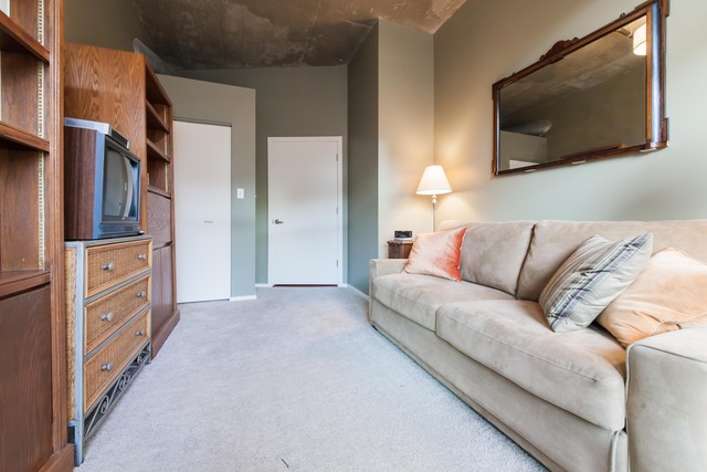 520 South State Street, Unit 501 Chicago, IL 60605 - Photo 20 of 25 a living room with furniture and a flat screen tv