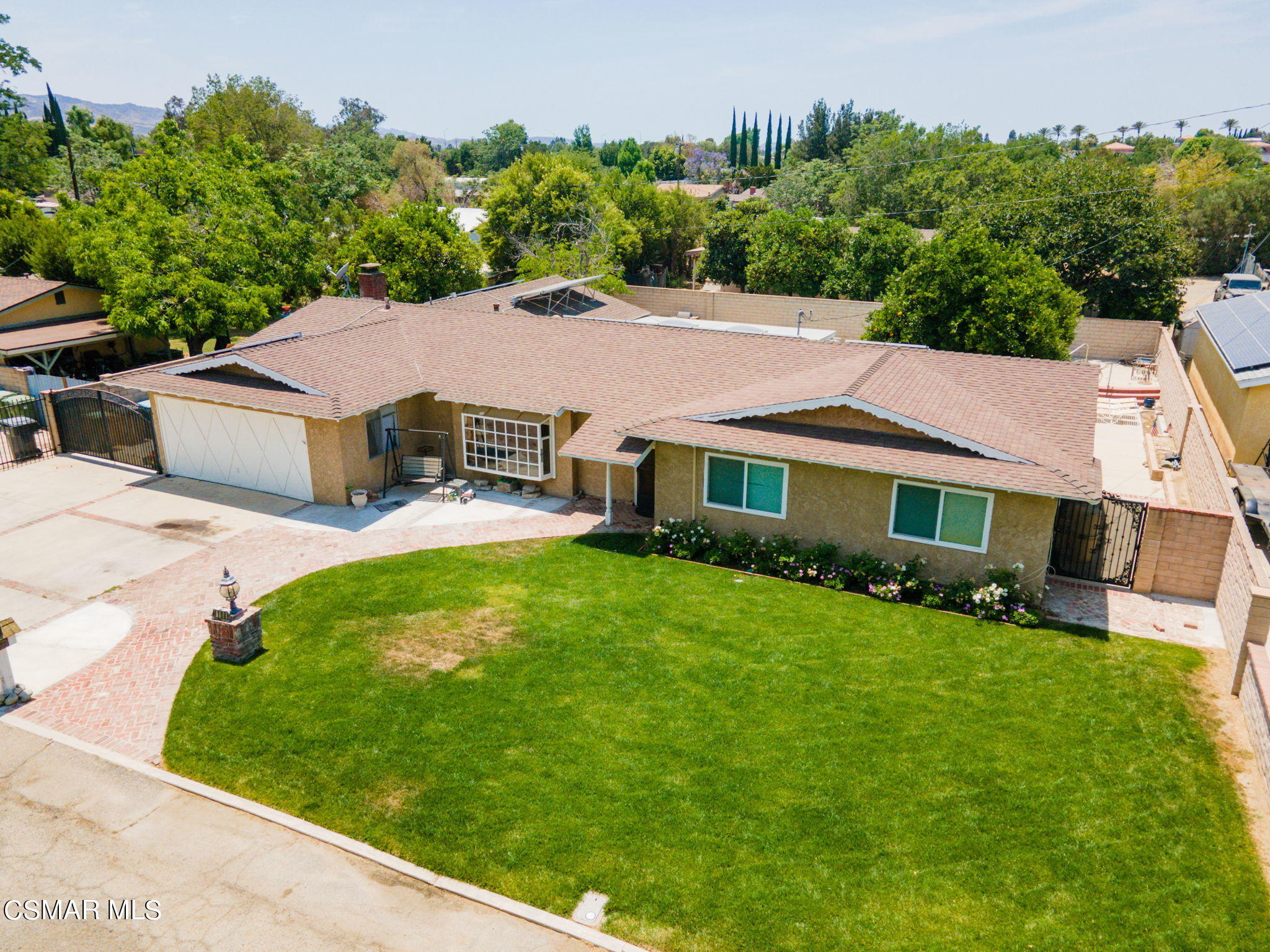 4198 Adam Road Simi Valley, CA 93063 - Photo 19 of 19 a aerial view of a house with garden