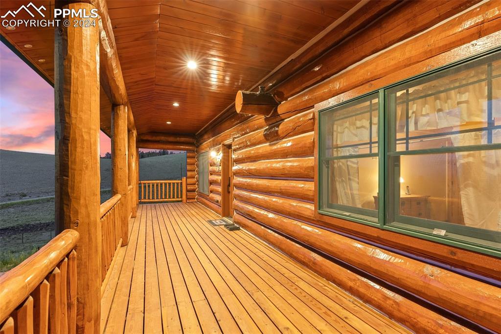 626 Stacker Drive Hartsel, CO 80449 - Photo 11 of 50 a view of outdoor space with wooden floor and windows