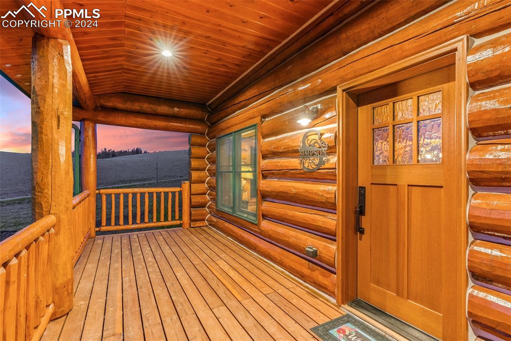 626 Stacker Drive Hartsel, CO 80449 - Photo 12 of 50 a view of outdoor space with deck and furniture