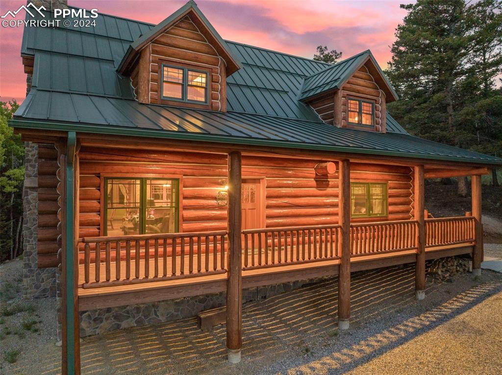 626 Stacker Drive Hartsel, CO 80449 - Photo 16 of 50 a view of a house with a wooden deck
