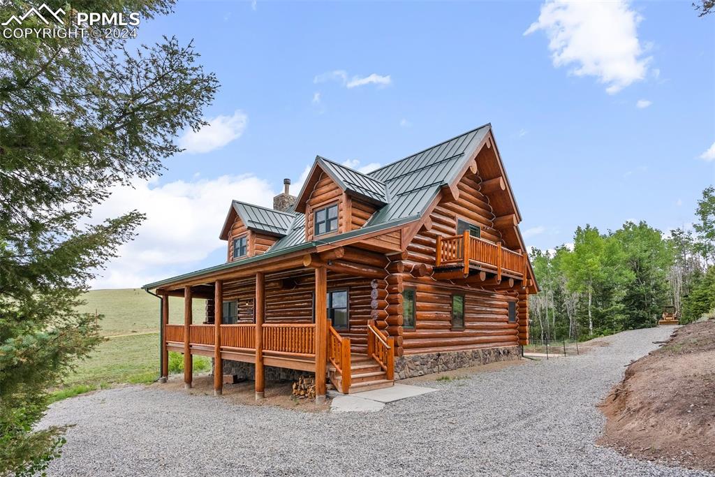 626 Stacker Drive Hartsel, CO 80449 - Photo 18 of 50 a view of front of house with a yard