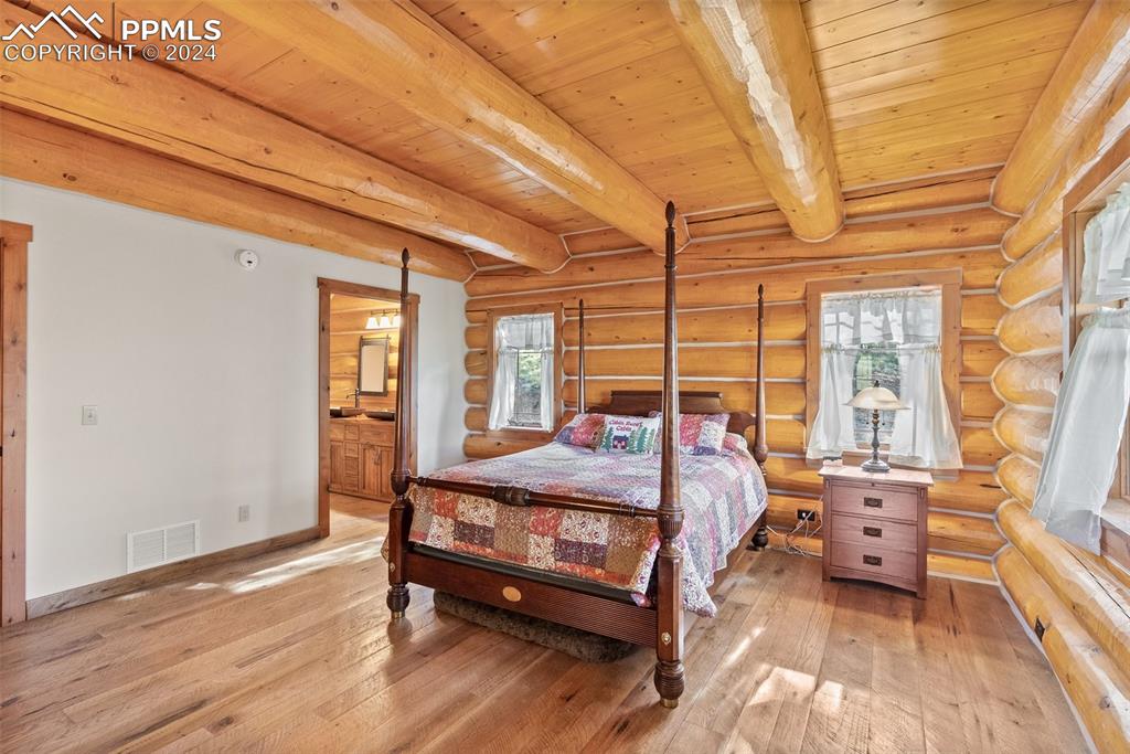 626 Stacker Drive Hartsel, CO 80449 - Photo 45 of 50 a bed sitting in a bedroom next to a window