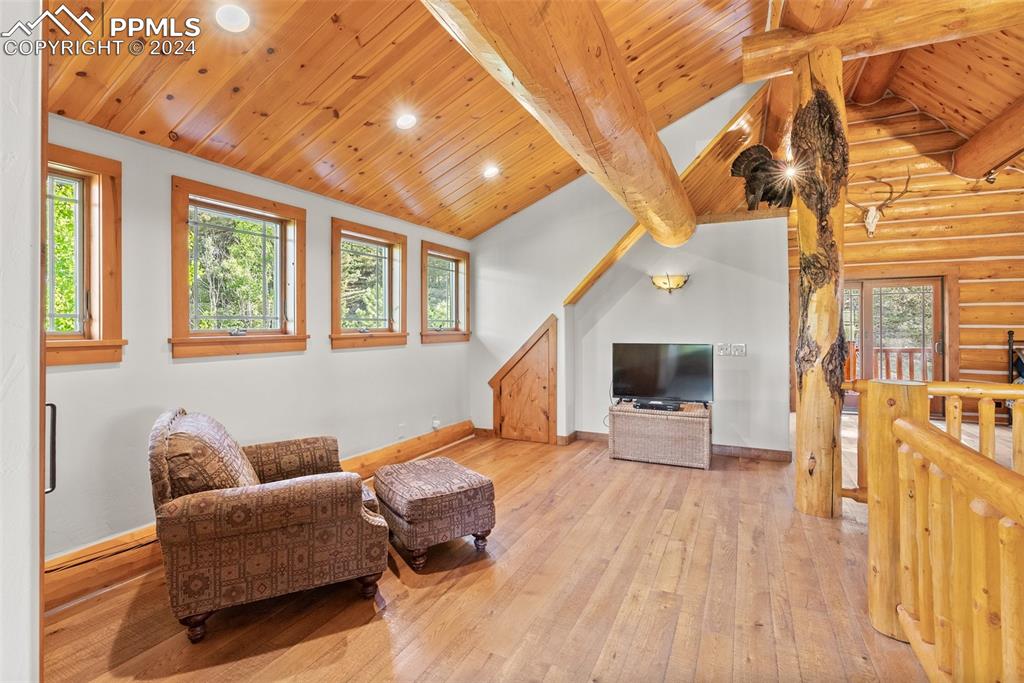626 Stacker Drive Hartsel, CO 80449 - Photo 50 of 50 a living room with furniture and a flat screen tv