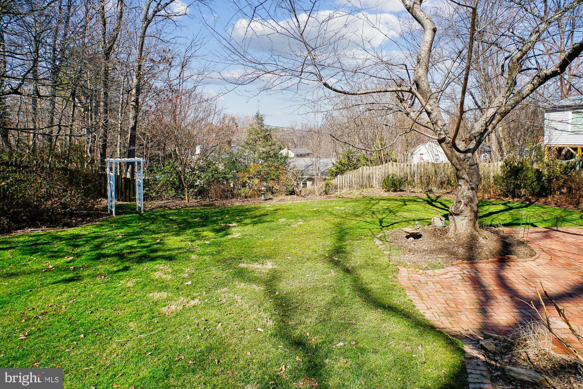 2126 Docket Lane Vienna, VA 22181 - Photo 53 of 63 a backyard of a house with lots of green space