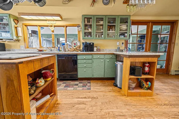 a view of livingroom with furniture and wooden floor