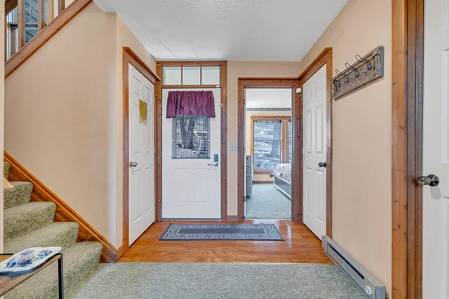 a view of front door