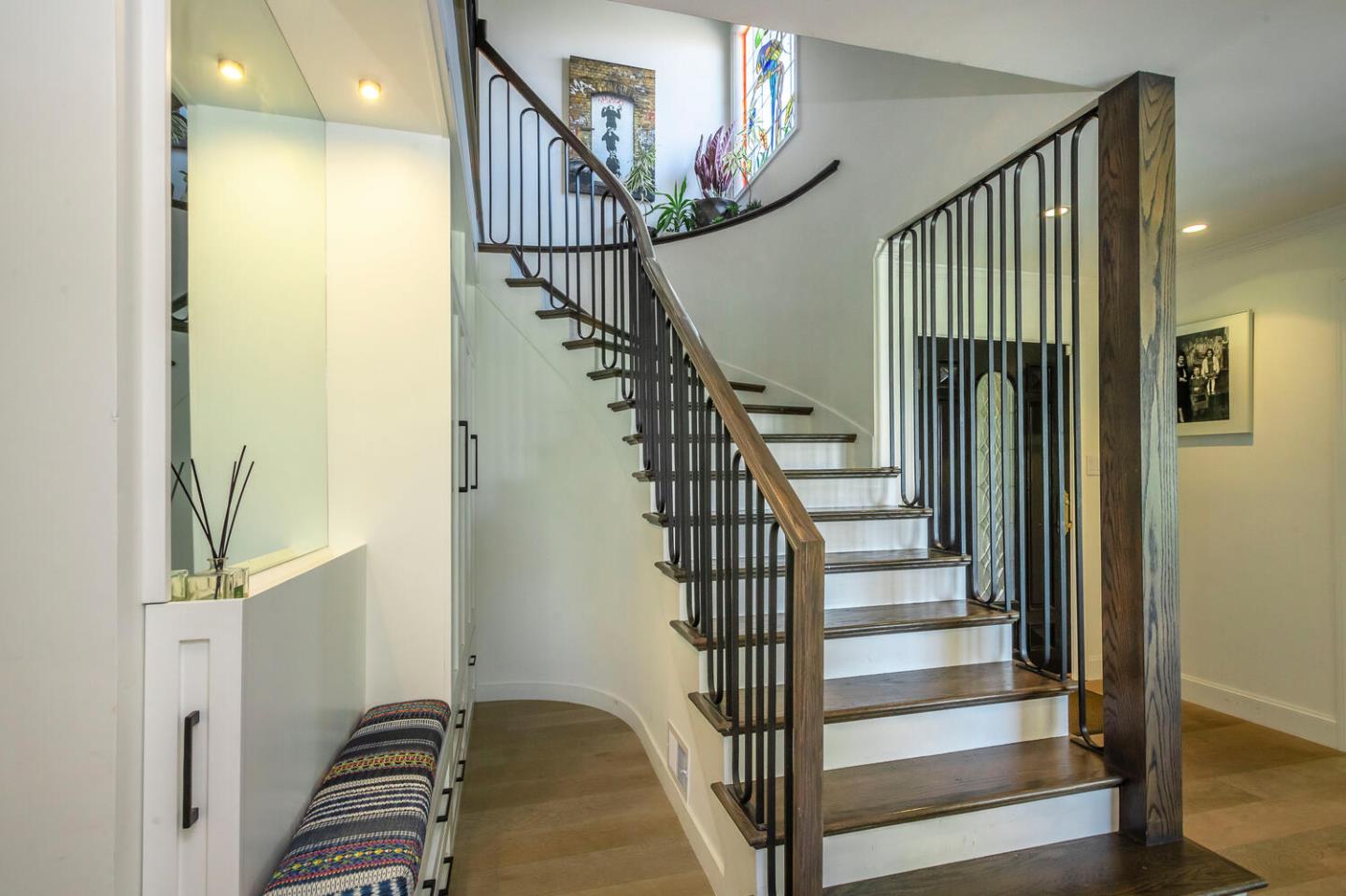 2651 Summit Drive Burlingame, CA 94010 - Photo 11 of 34 a view of entryway and hall with wooden floor