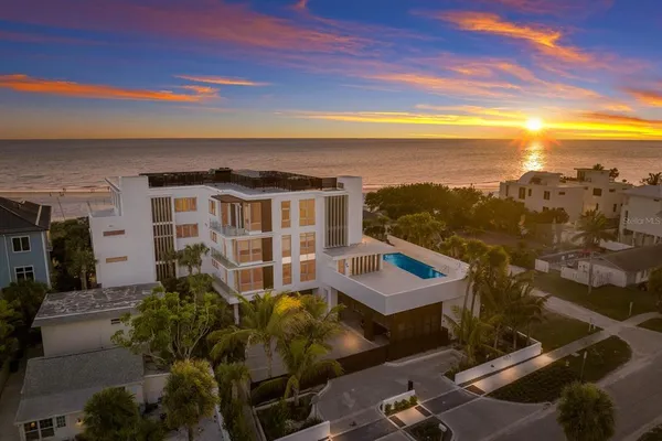 a view of a city from a terrace