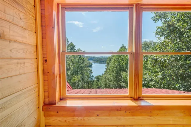 a view of a balcony with outdoor space