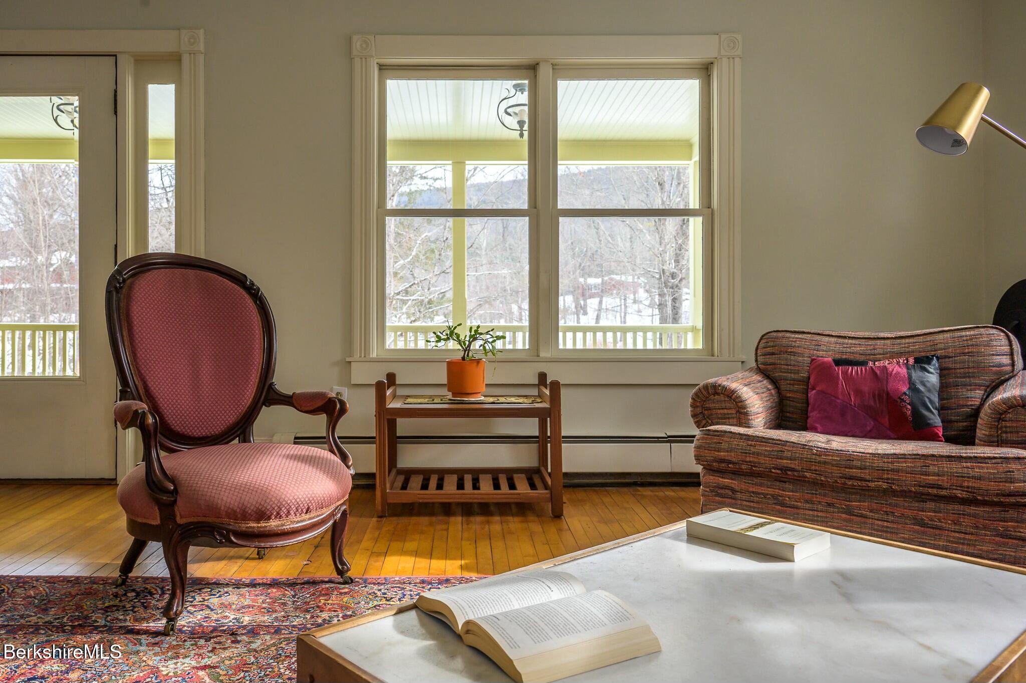 5 Stockbridge Road West Stockbridge, MA 01266 - Photo 16 of 60 a living room with furniture and a window