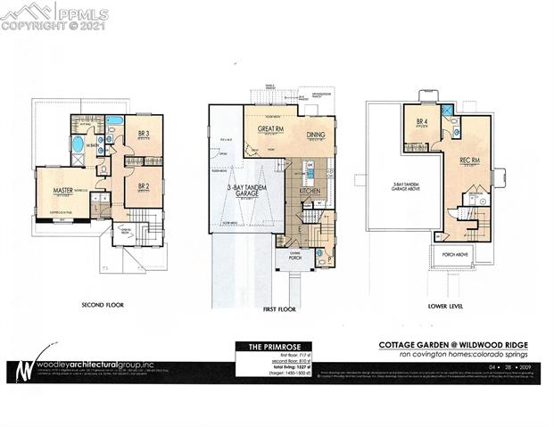1676 Smokey Ridge Way Colorado Springs, CO 80921 - Photo 33 of 33 floor plan