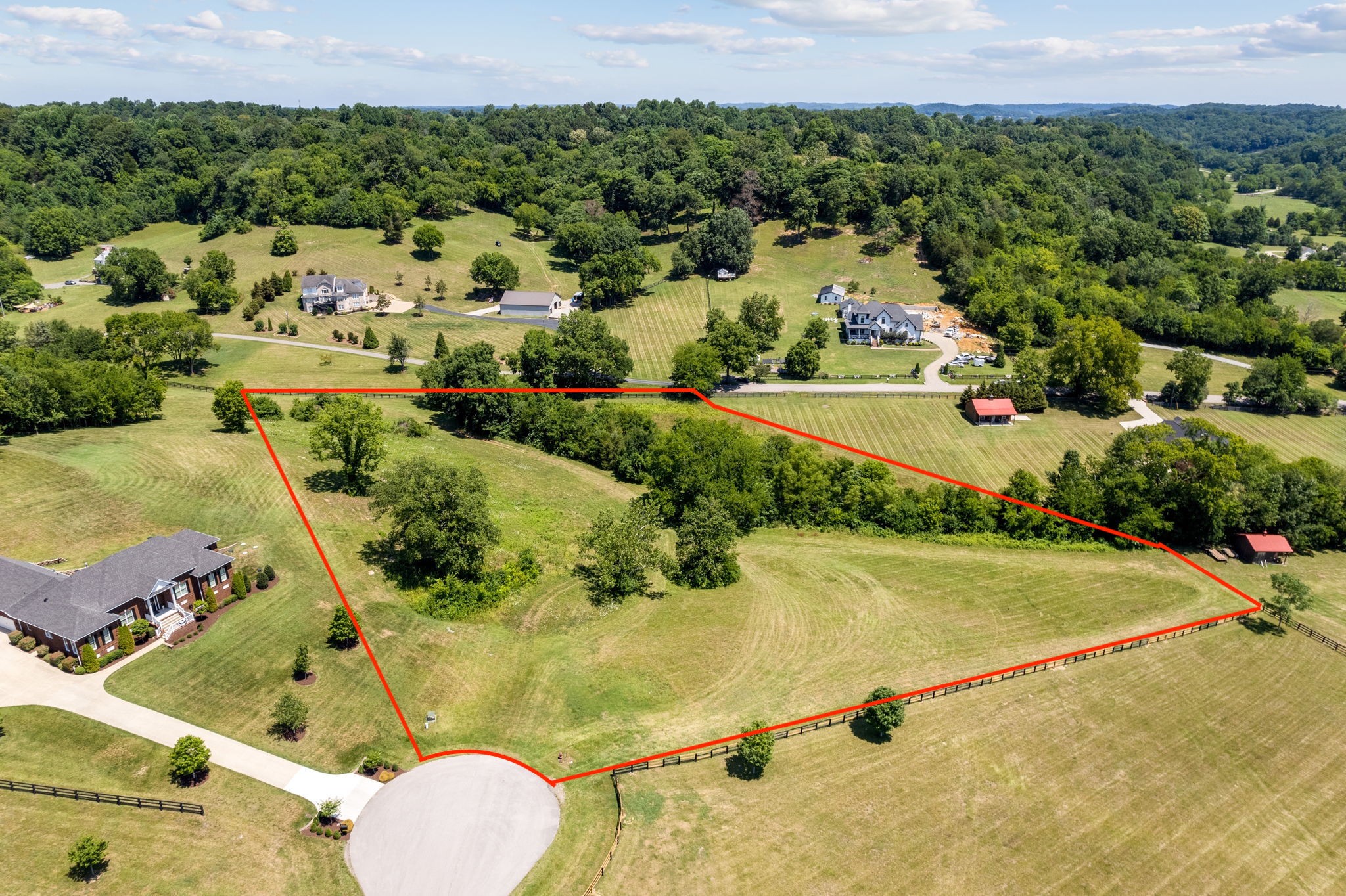 1711 Joe Pope Road Thompson's Station, TN 37179 - Photo 1 of 14 an aerial view of a residential houses with outdoor space