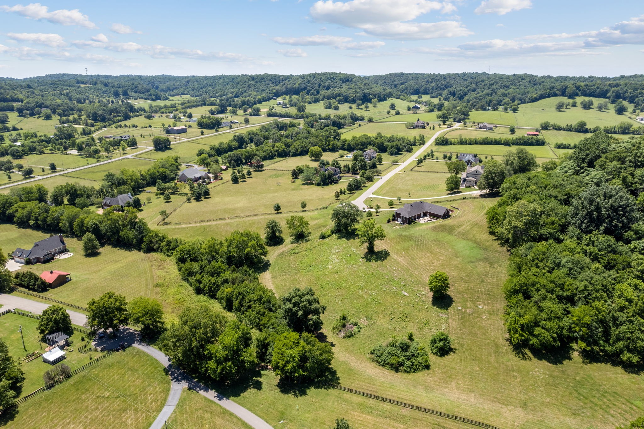 1711 Joe Pope Road Thompson's Station, TN 37179 - Photo 3 of 14 an aerial view of a residential houses with outdoor space
