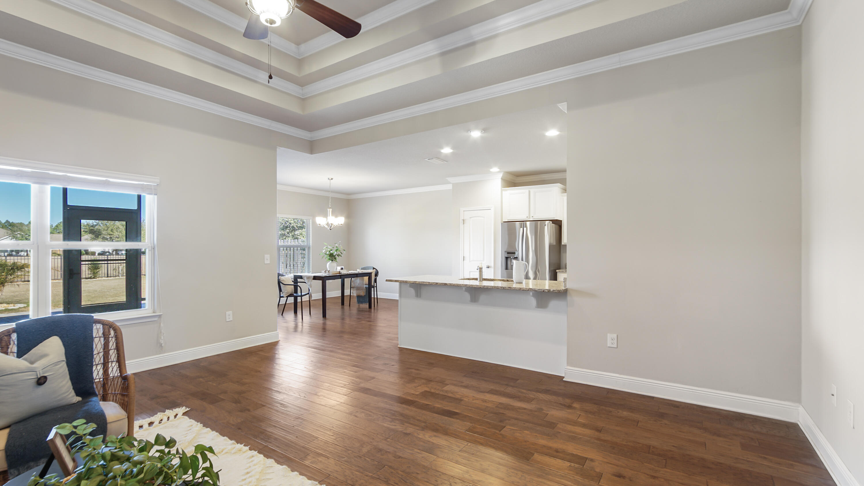 96 Mary Ellen Way Freeport, FL 32439 - Photo 13 of 69 a view of dining room with furniture and wooden floor