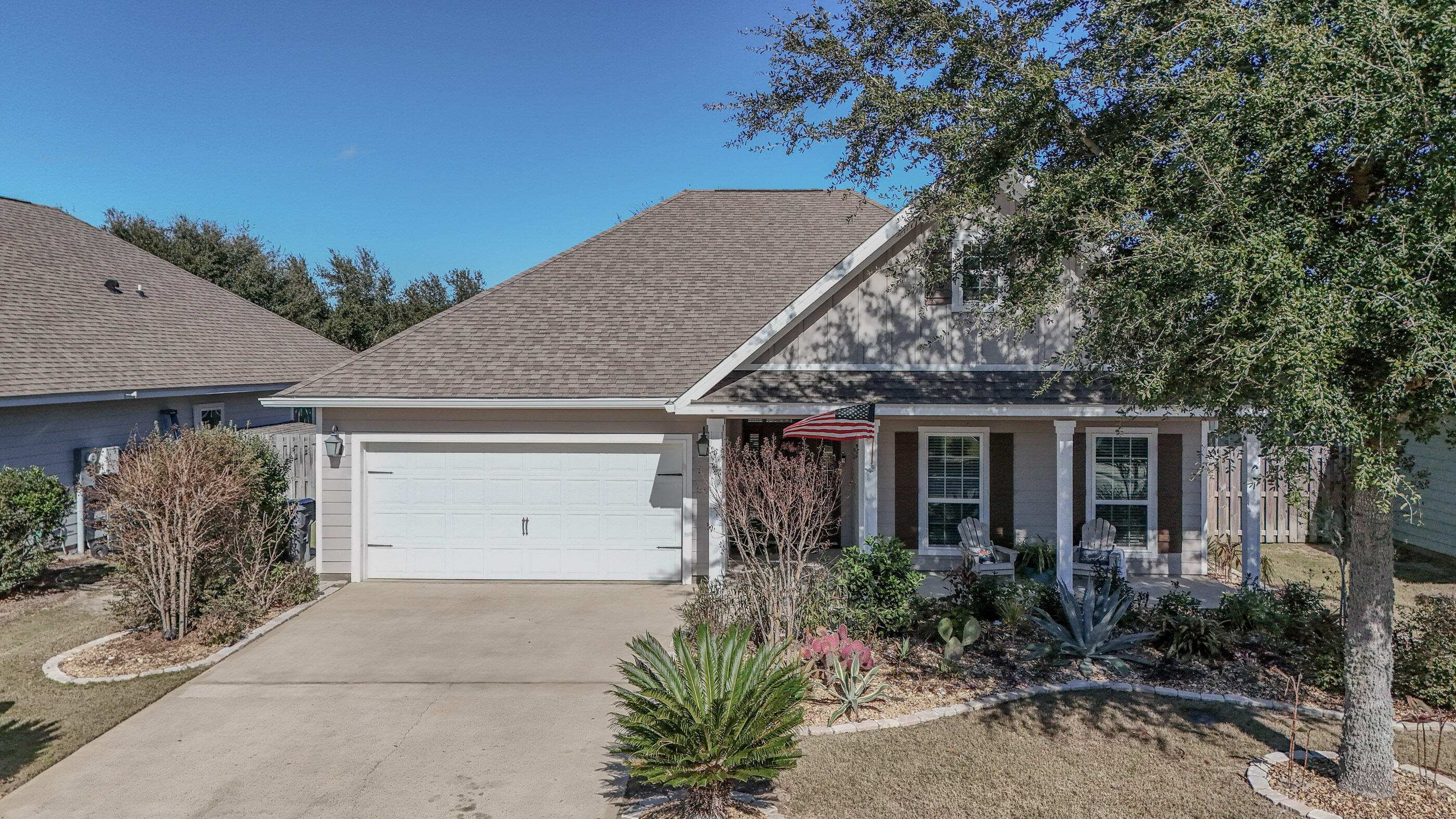 96 Mary Ellen Way Freeport, FL 32439 - Photo 47 of 69 a front view of house with yard and trees around