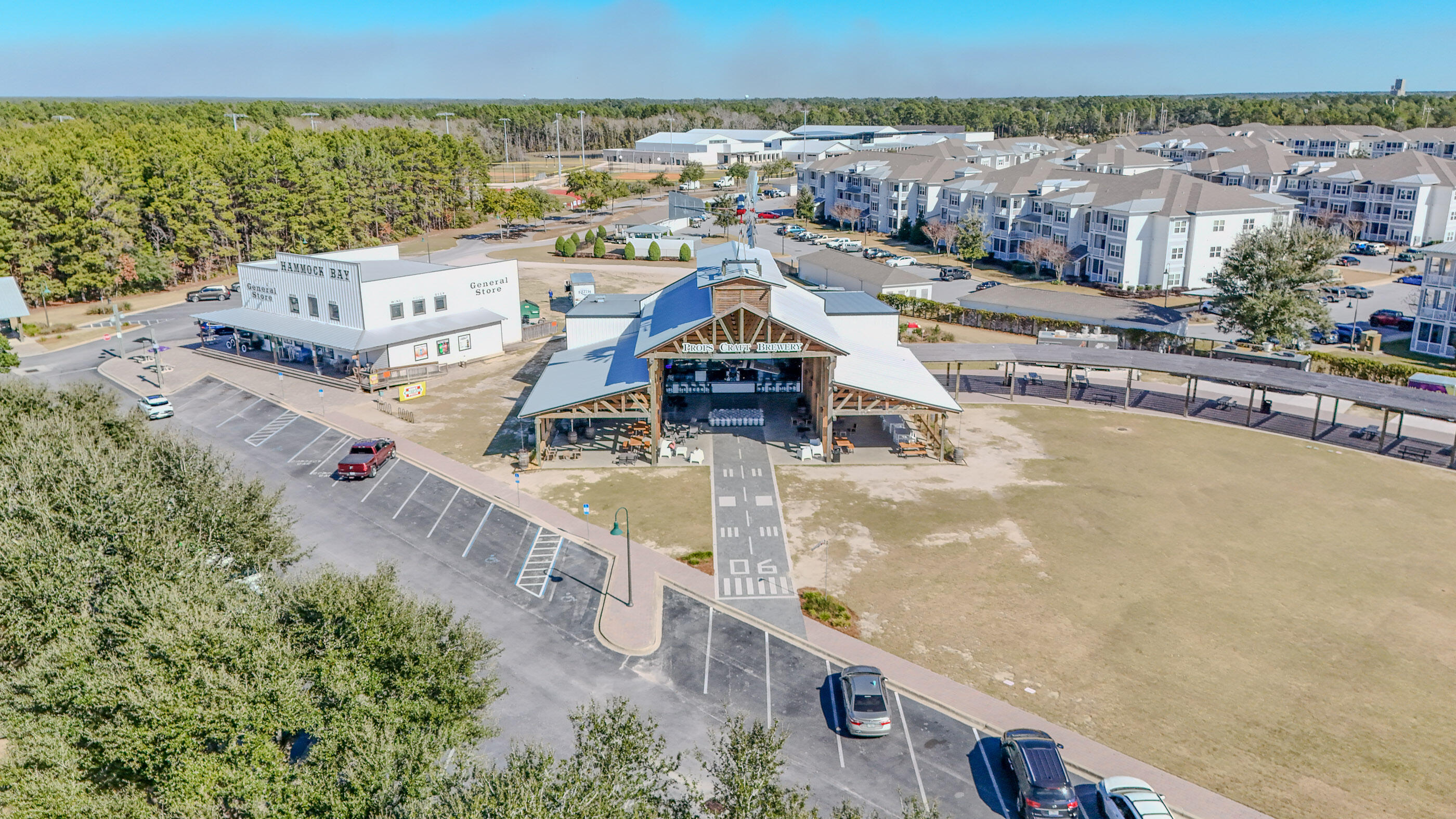 96 Mary Ellen Way Freeport, FL 32439 - Photo 65 of 69 an aerial view of a house with a swimming pool