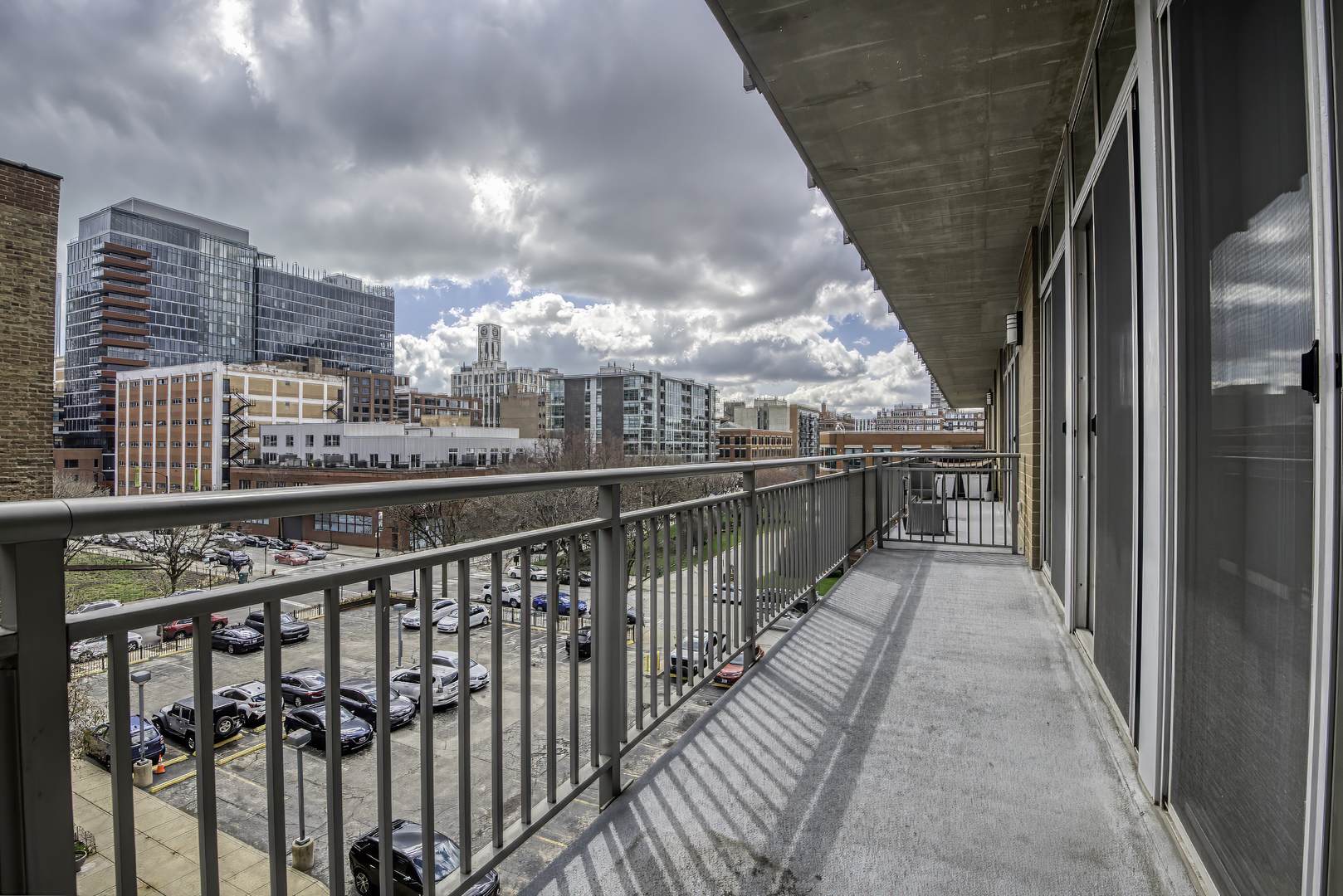 111 South Morgan Street, Unit 518 Chicago, IL 60607 - Photo 7 of 18 a view of city from a balcony