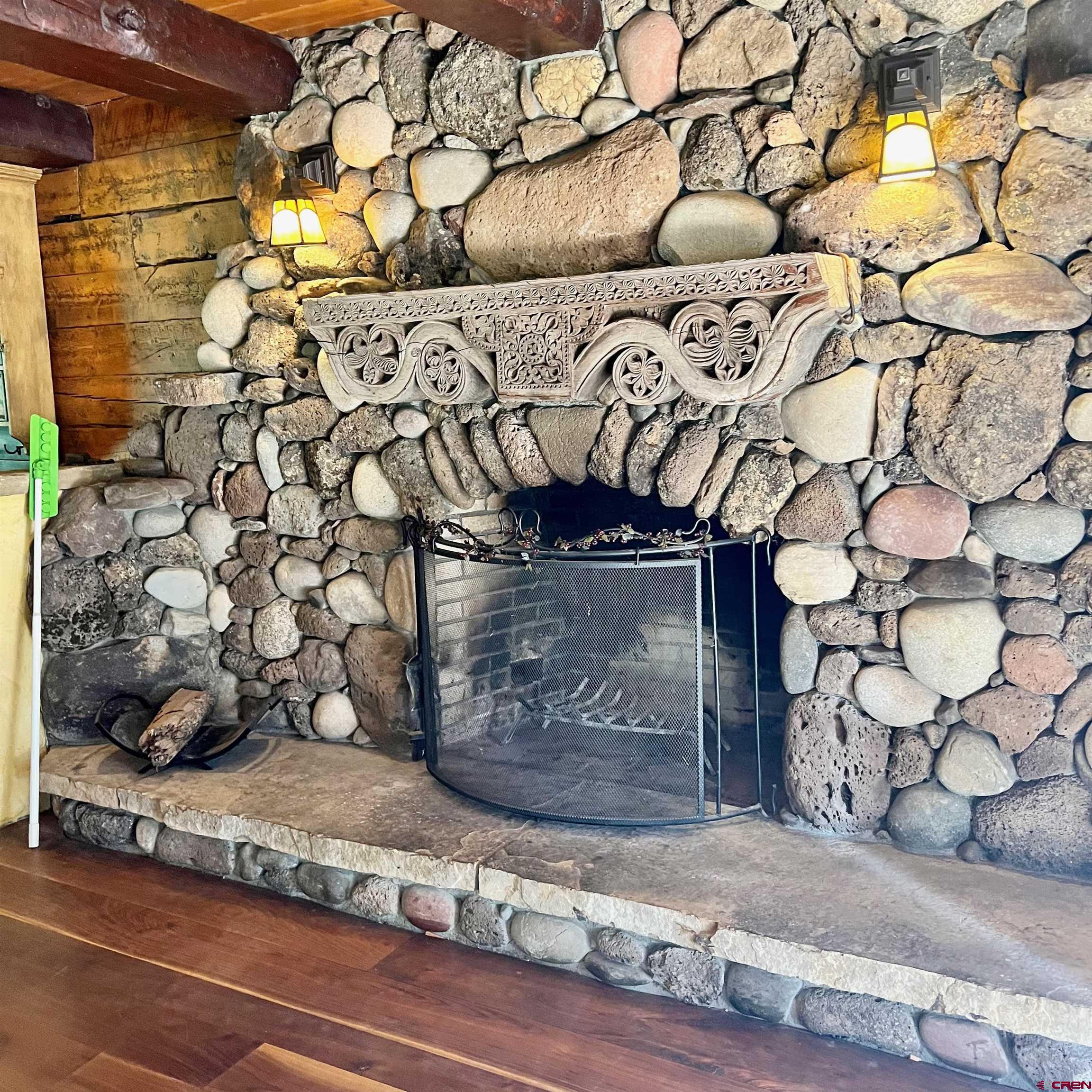 202 Lower Allen Road Crested Butte, CO 81224 - Photo 15 of 21 a view of a fireplace