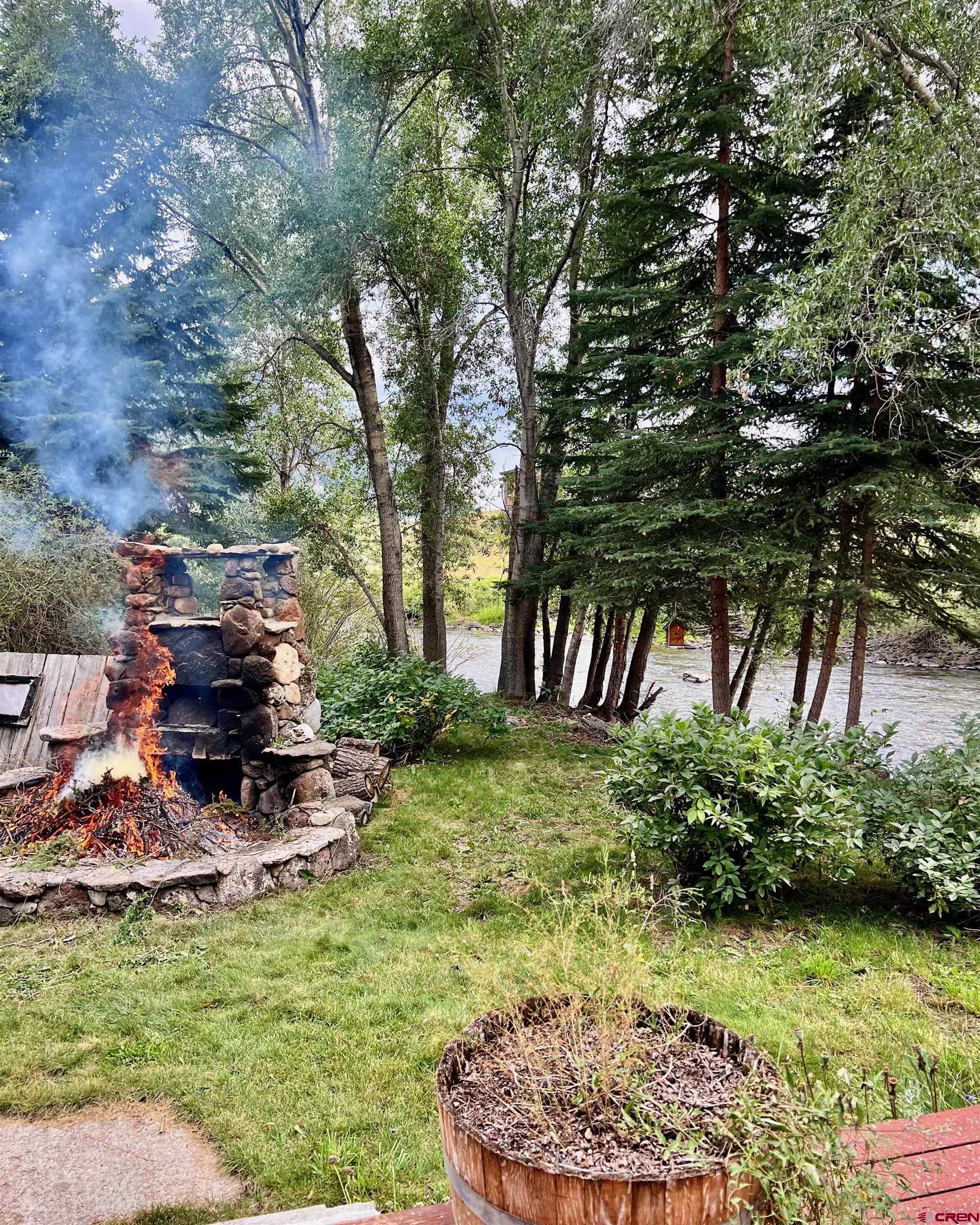 202 Lower Allen Road Crested Butte, CO 81224 - Photo 21 of 21 a view of a backyard with plants and a patio