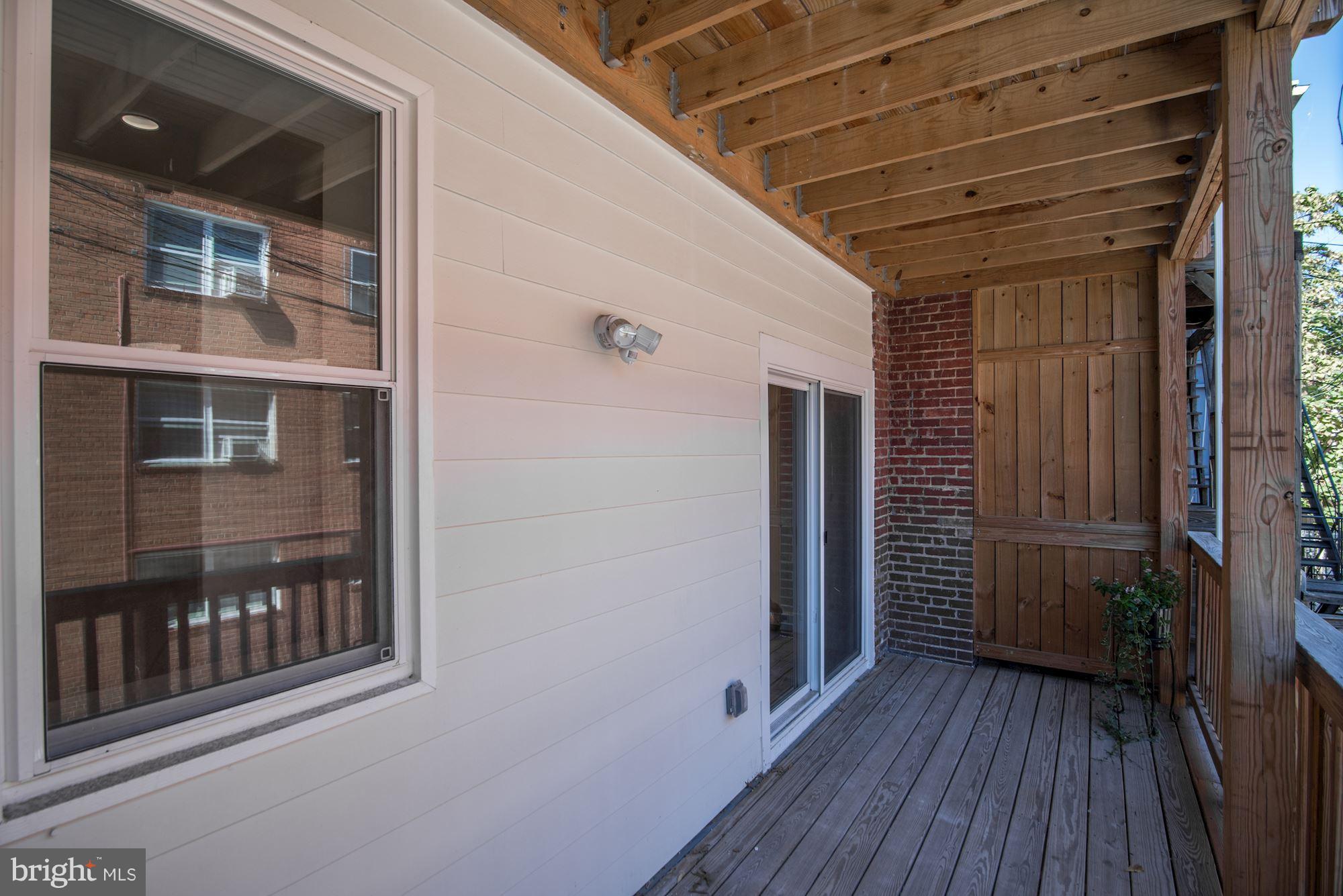 2703 11th Street Northwest, Unit 2 Washington, DC 20001 - Photo 24 of 28 Private Deck