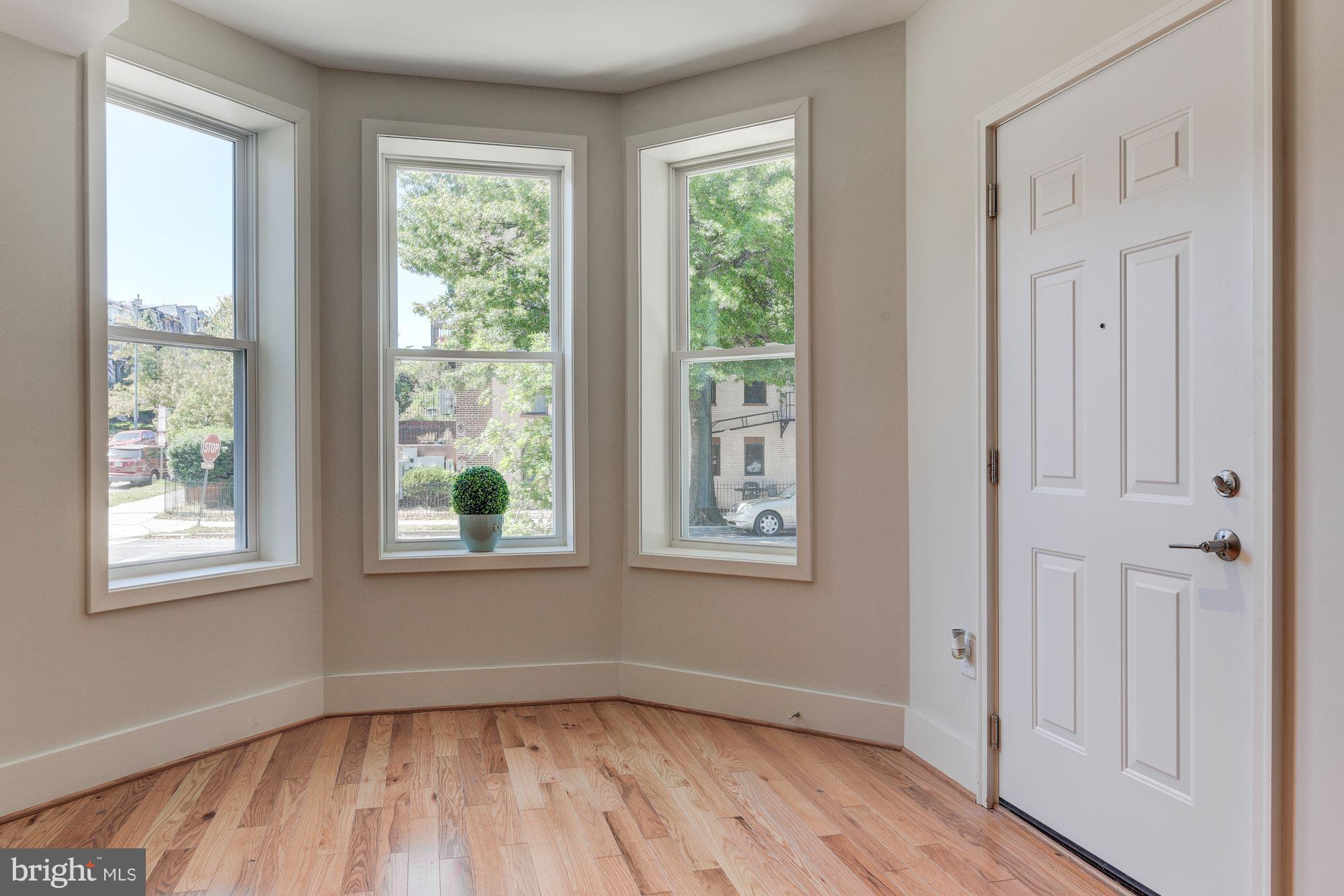 2703 11th Street Northwest, Unit 2 Washington, DC 20001 - Photo 5 of 28 Beautiful bright bay window welcomes the sun