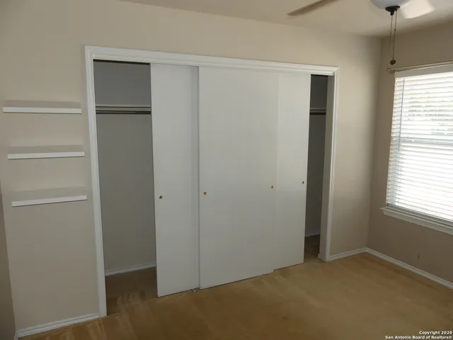 a backyard of a house