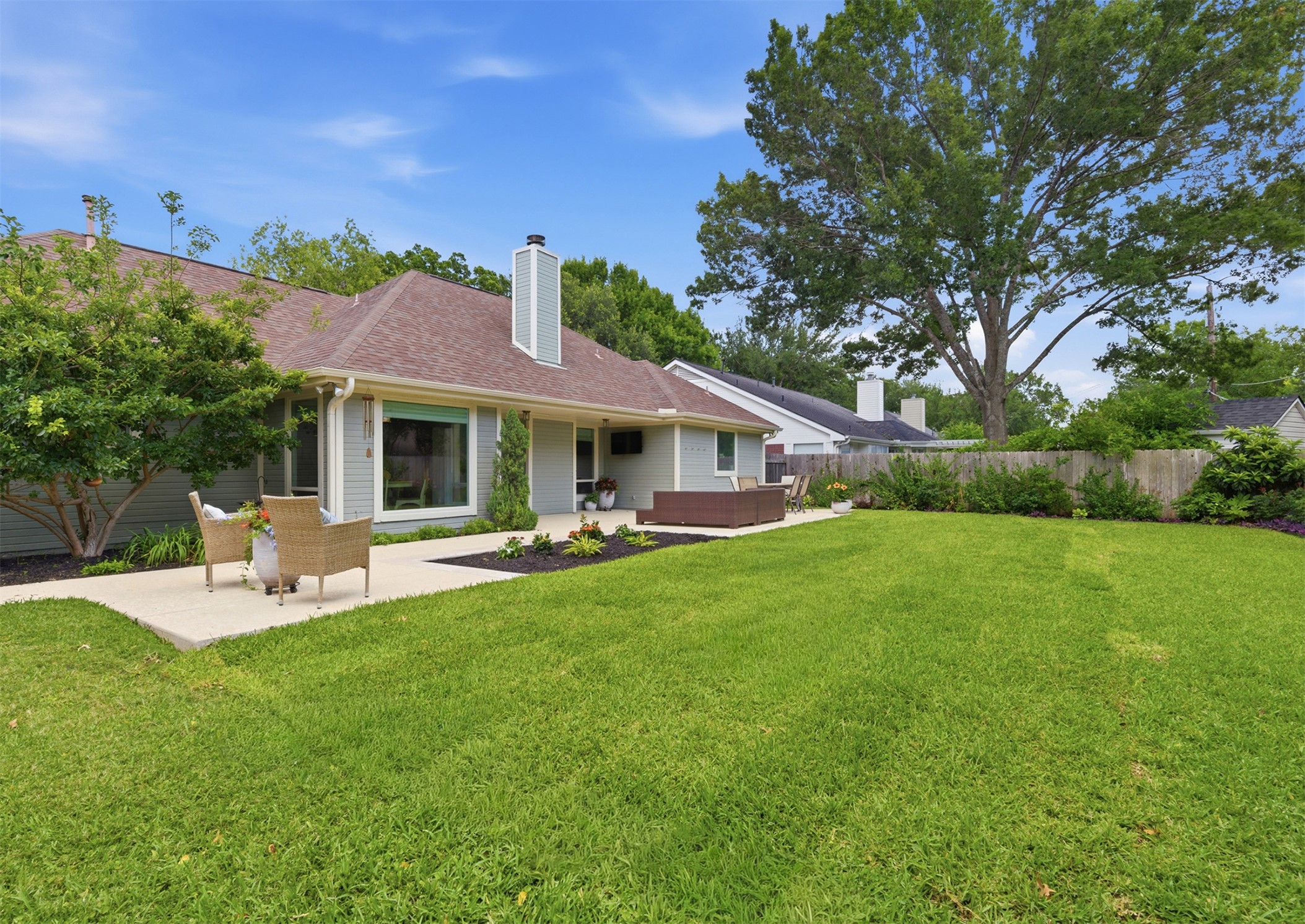 2810 Brandy Lane Georgetown, TX 78628 - Photo 33 of 38 a front view of a house with garden and patio