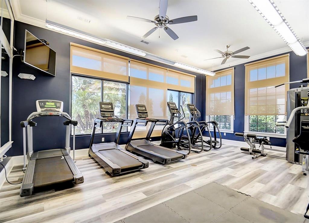 204 Valencia Ridge Drive Auburndale, FL 33823 - Photo 18 of 34 a living room with furniture gym equipment and a large window