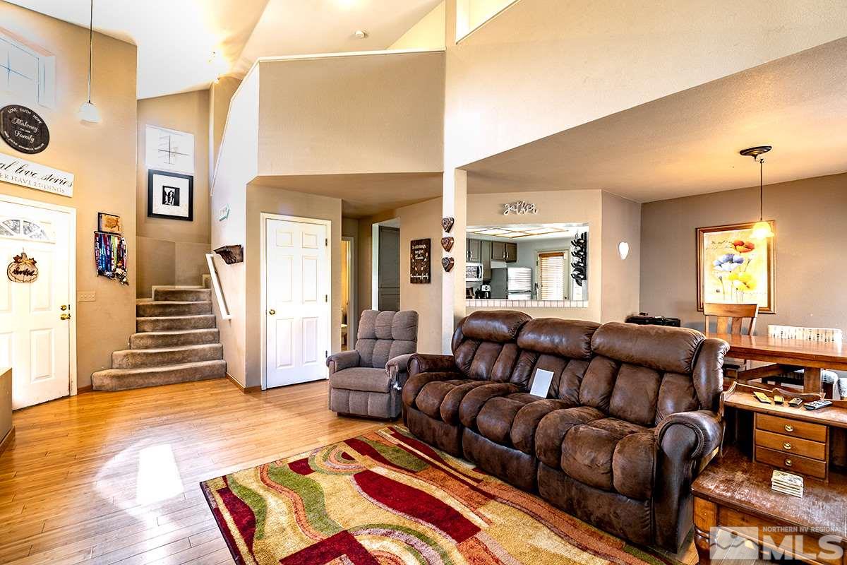 2805 Alpine Creek Road Reno, NV 89519 - Photo 3 of 21 a living room with furniture and wooden floor