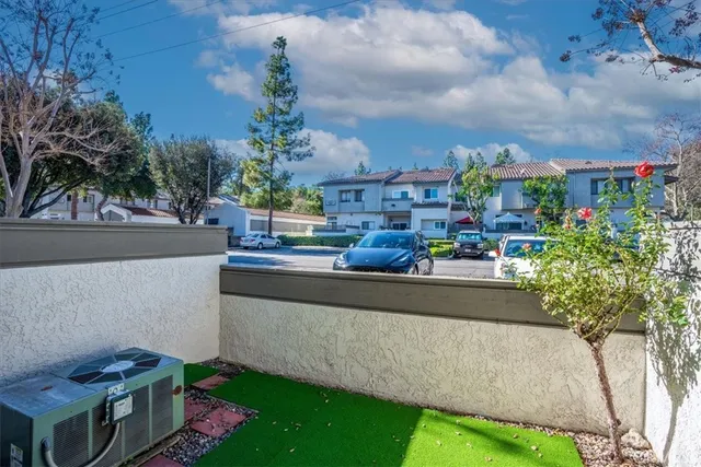 a house view with a swimming pool